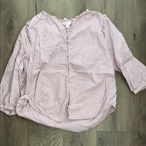 Striped Pink Women's Top